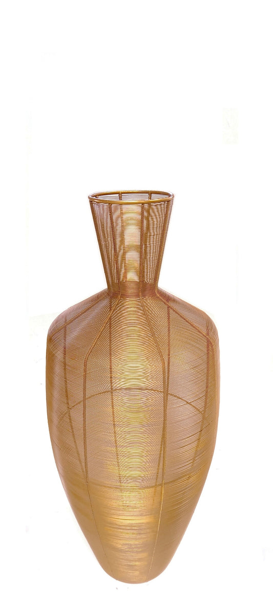 Vaso de chão Cabo dourado
